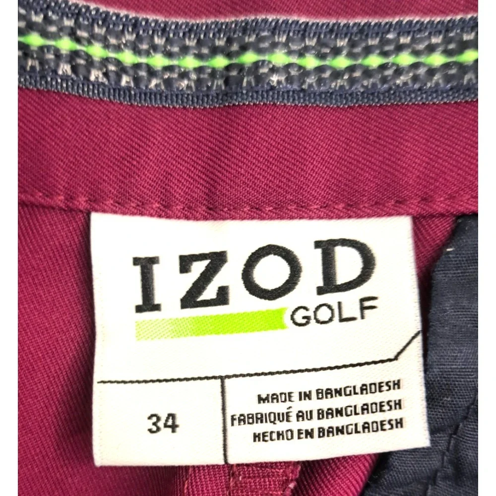 Lot‎ of Two 2 Pair IZOD Golf Shorts Men's 34